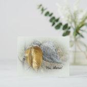 Milkweed Pods Postkarte (Stehend Vorderseite)