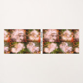 Milkweed | Sangria Yogamatte (Rückseite (Horizontal))