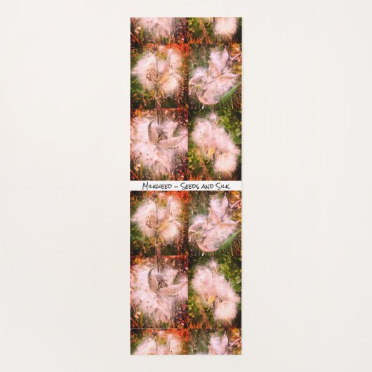 Milkweed | Sangria Yogamatte (Rückseite)