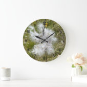 Milkweed | Schmetterling | Große Wanduhr (Zuhause)