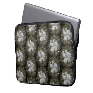 Milkweed Schmetterling Nebel halber Rückgang Laptopschutzhülle