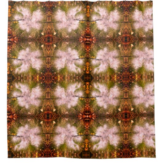 Milkweed | Schmetterling | Sangria | Spiegel Duschvorhang (Vorderseite)