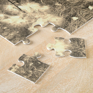 Milkweed Schmetterling Sepia Spiegel Puzzle