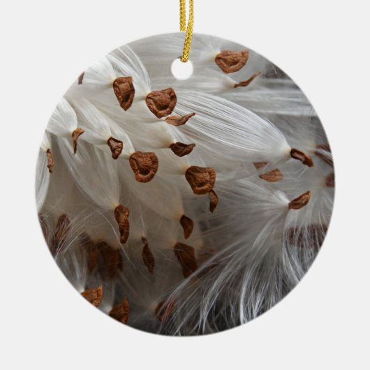 Milkweed Seeds Exodus Monarch Butterfly Food Keramik Ornament (Vorne)