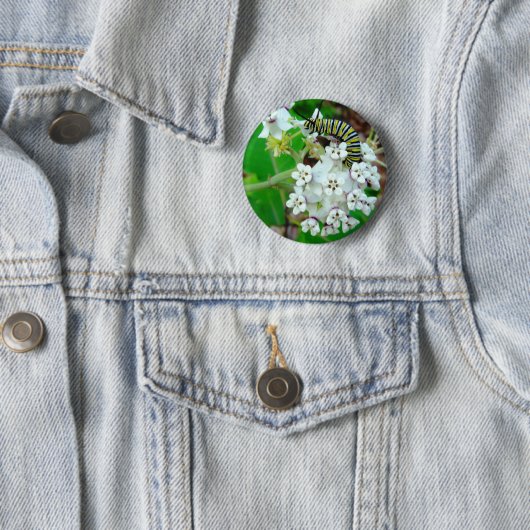 Milkweed und Monarch Button (Beispiel)