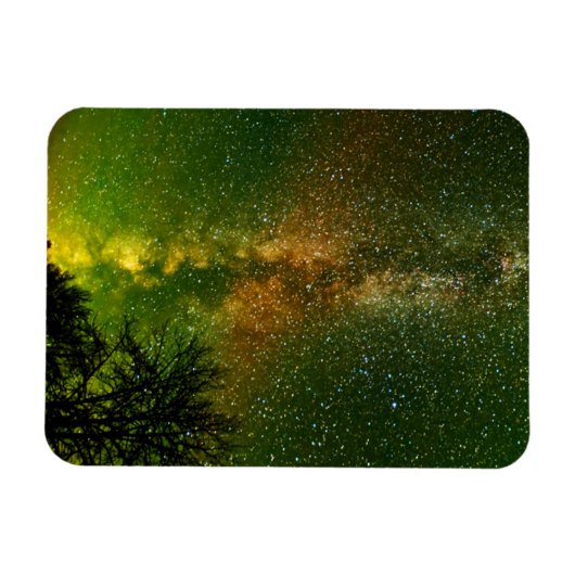 Milky Way & Aurora Borealis | Ontario Kanada Magnet (Horizontal)