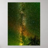 Milky Way & Aurora Borealis | Ontario Kanada Poster (Vorne)