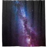 Milky way bright colors duschvorhang (Vorderseite)