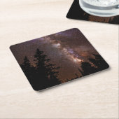 Milky Way Cedar Breaks National Monument Utah Rechteckiger Pappuntersetzer (angewinkelt)