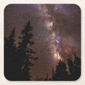 Milky Way Cedar Breaks National Monument Utah Rechteckiger Pappuntersetzer (Vorderseite)