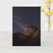 Milky Way & Cyclops Arch | Alabama Hills Karte (Gelbe Blume)