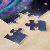 Milky Way Galaxy | Cosmic Blue Purple Pink Glow Puzzle (Seite)