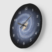 Milky Way Galaxy Große Wanduhr (Winkel)