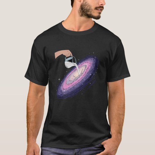 Milky Way Galaxy Pun Astronomy Space Lovers Astron T-Shirt (Vorderseite)