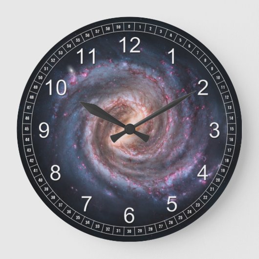Milky-Way Große Wanduhr (Vorderseite)