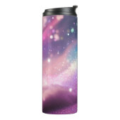 Milky Way Holographic Glitzer Thermal Tumbler 12oz Thermosbecher (Nach links gedreht)