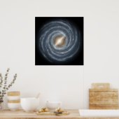 Milky Way - Milchstraße Poster (Küche)