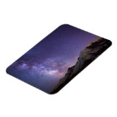 Milky Way & Mt. Rainier | Washingtoner Staat Magnet (Linke Seite)