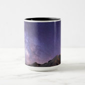 Milky Way & Mt. Rainier | Washingtoner Staat Tasse (Zentrum)