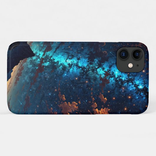 Milky Way Night Sky Cosmic Starry Design Case-Mate iPhone Hülle (Rückseite (Horizontal))