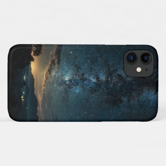 Milky Way Night Sky Cosmic Starry Design Case-Mate iPhone Hülle (Rückseite (Horizontal))