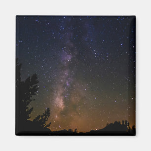 Milky Way Night Sky, Kalifornien Magnet