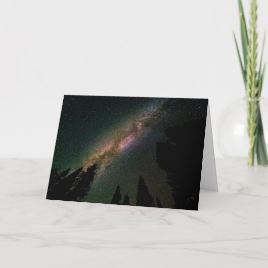 Milky Way Over Lizard Head Pass Karte (Vorderseite)