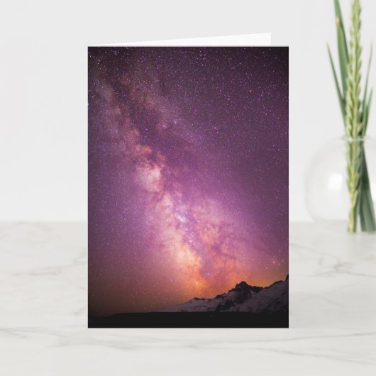 Milky Way | Over the Shoulder of Mt. Rainier Karte (Vorderseite)