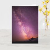 Milky Way | Over the Shoulder of Mt. Rainier Karte (Gelbe Blume)