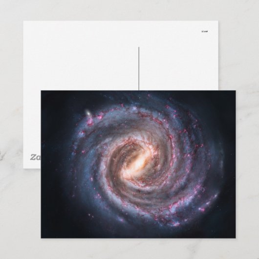 milky-way postkarte (Vorne/Hinten)