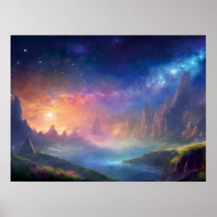 Milky Way Reverie Poster
