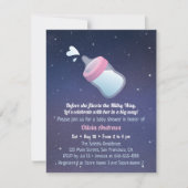 Milky Way Space Pun Spaß Babydusche Einladung (Vorderseite)