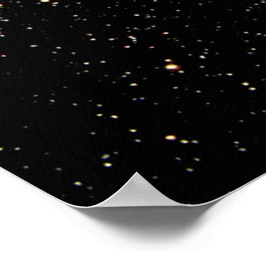 Milky Way Star Cluster Poster (Ecke)