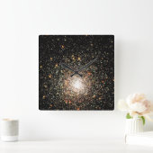Milky Way Star Cluster Quadratische Wanduhr (Zuhause)