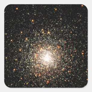 Milky Way Star Cluster Quadratischer Aufkleber