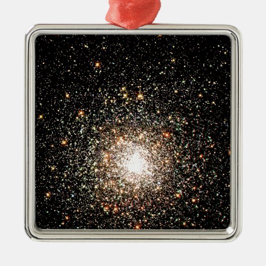 Milky Way Star Cluster Silbernes Ornament (Vorne)