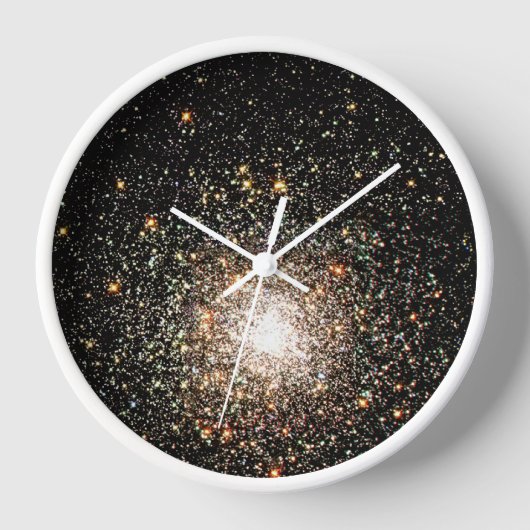 Milky Way Star Cluster Wanduhr (Vorderseite)