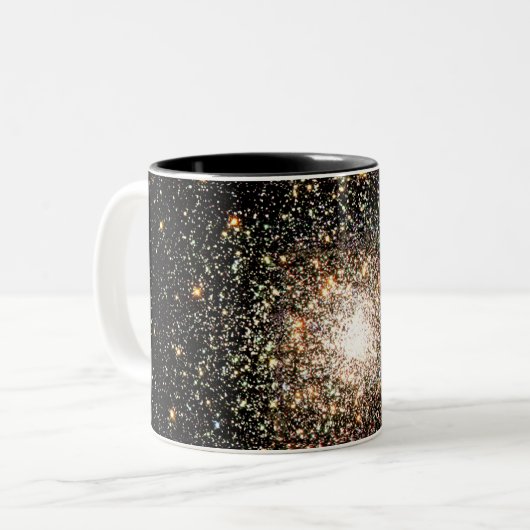 Milky Way Star Cluster Zweifarbige Tasse (Vorderseite Links)