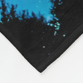 Milky way starry sky sky star fleecedecke (Ecke)