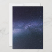 Milky Way Stars Sky Galaxy Elegante Wedding Rett T Save The Date (Rückseite)
