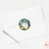 MILKYWAY, EINE MYSTISCHE HALLOWEEN KATZE, MON & ST RUNDER AUFKLEBER (Umschlag)