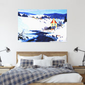 Mill and Stream, Morgensonnenmalerei Leinwanddruck (Insitu (Schlafzimmer))