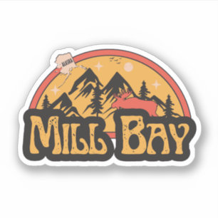 Mill Bay, Alaska-Aufkleber Aufkleber