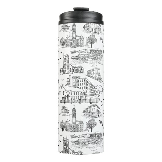Mill City Toile Thermosbecher (Vorderseite)