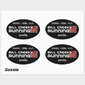 Mill Creek Club Oval Stickers (Blatt)