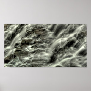 Mill Creek Falls, upclose, Cleveland, Ohio Poster