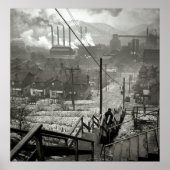 MILL DISTRICT of 1940 PITTSBURGH Poster (Vorne)
