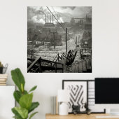 MILL DISTRICT of 1940 PITTSBURGH Poster (Heimbüro)