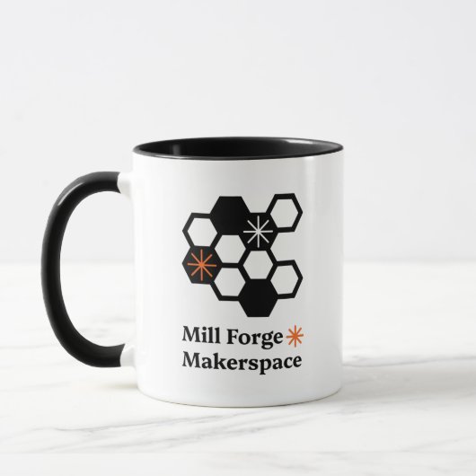 Mill Forge Makerspace Tasse (Links)
