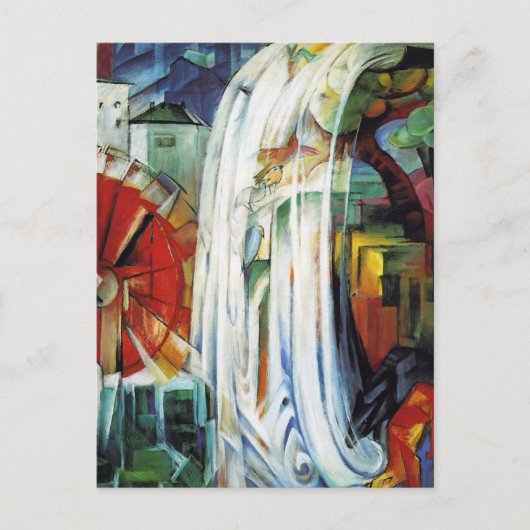 Mill Franz Marc Abstrakt Postkarte (Vorderseite)